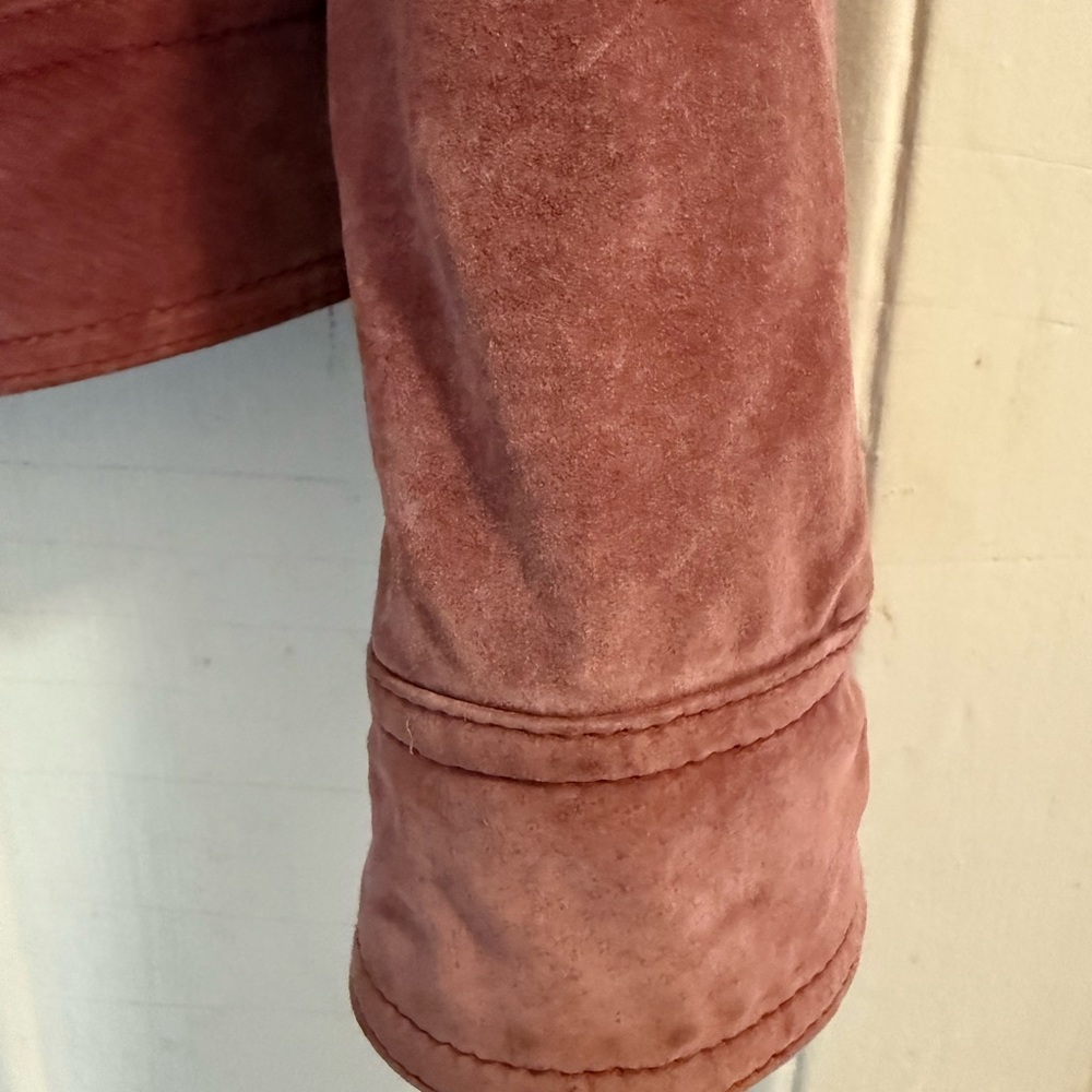Cherokee Women's Suede Button Jacket - Dusty Rose - Picture 7 of 8